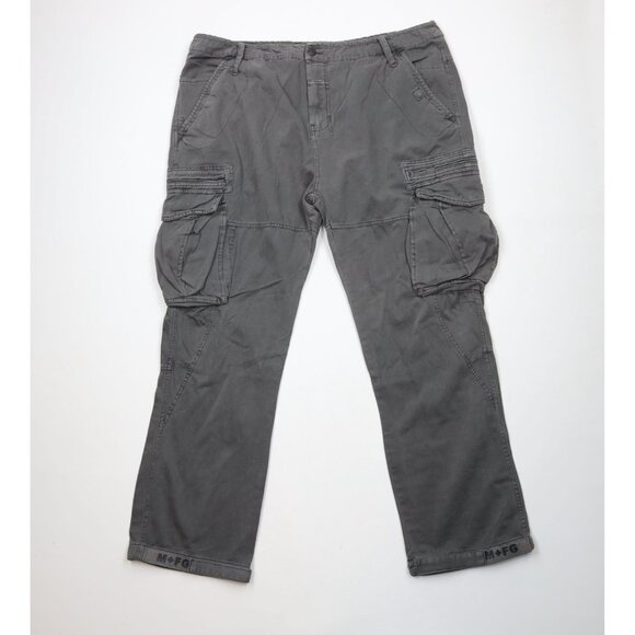 Deadstock Vtg 90s Marithe Francois Girbaud Mens 44x32 Baggy Strap Cargo Pants - Picture 1 of 16